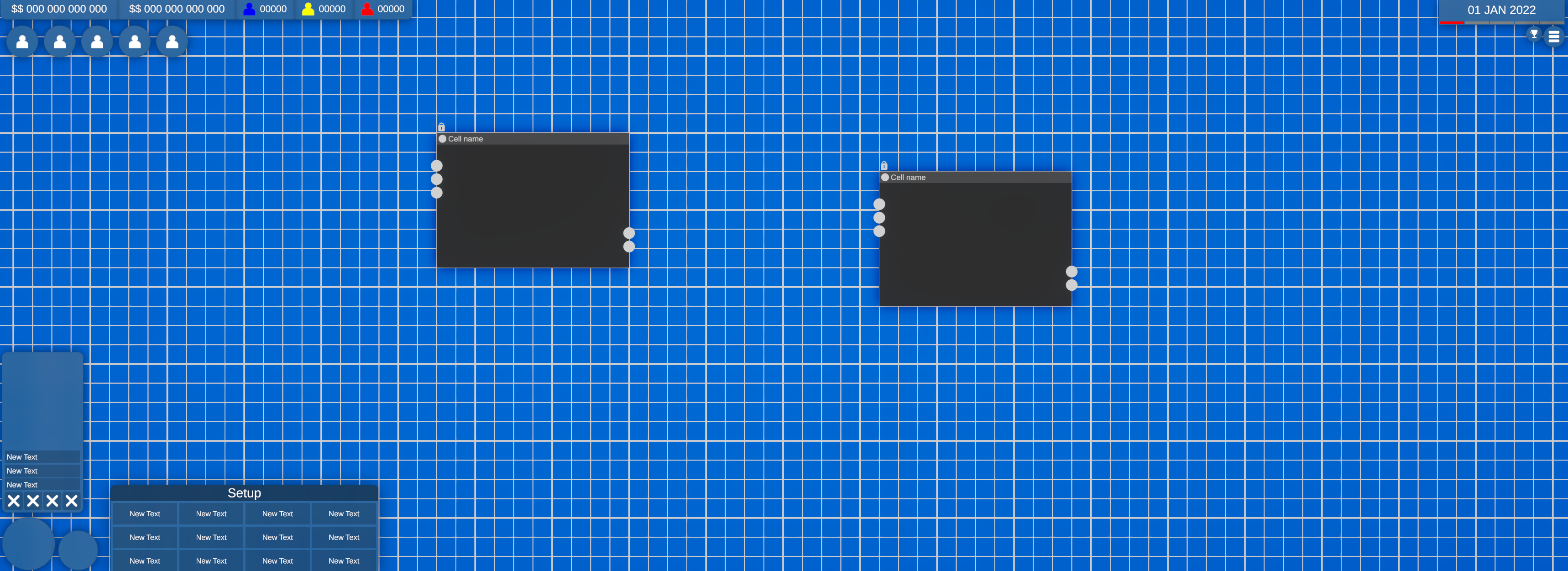 WIP logistics screen